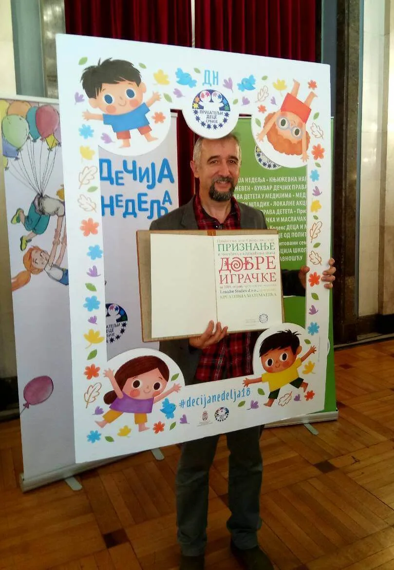 Momčilo Stepanović - autor igre Kreativna matematika